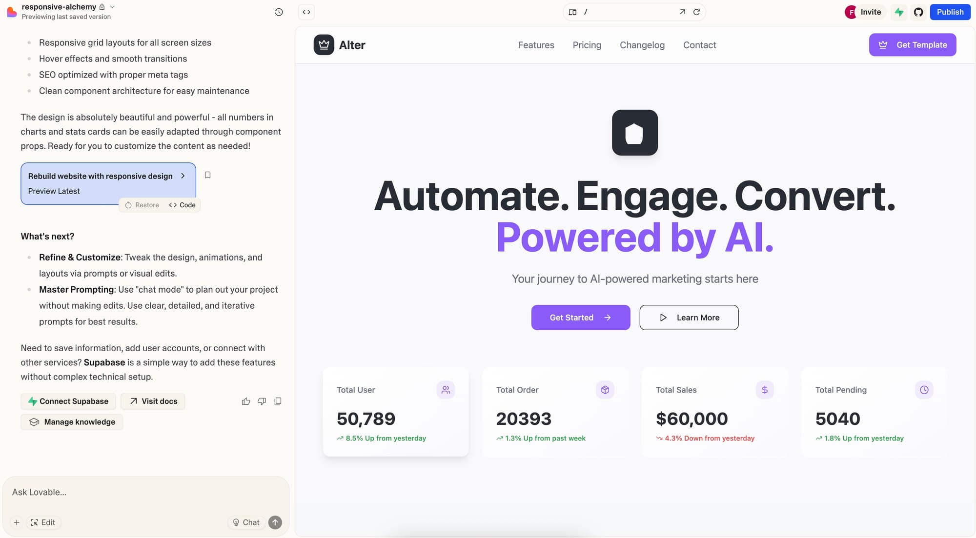 Sunday, August 24th 2025 Part III - Building a Landing Page with Framer, Lovable and Cursor